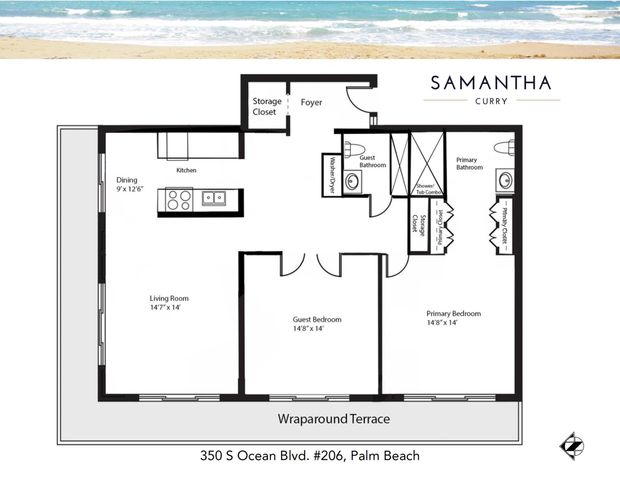 350 S Ocean Boulevard 206, Palm Beach, FL 33480