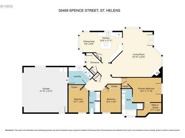 35469 SPENCE St, St Helens, OR 97051
