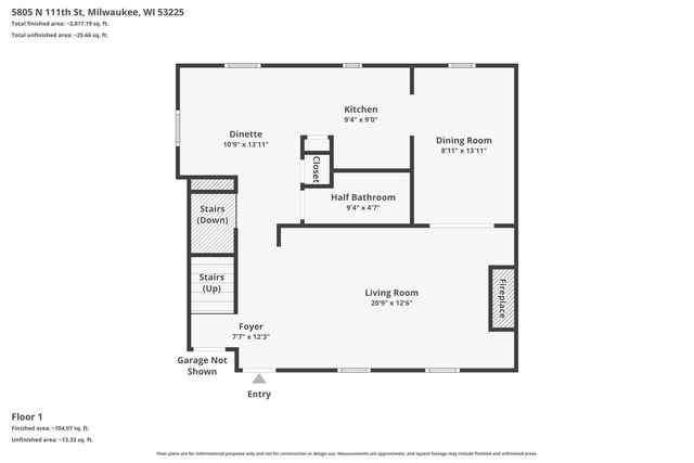5805 N 111th STREET, Milwaukee, WI 53225