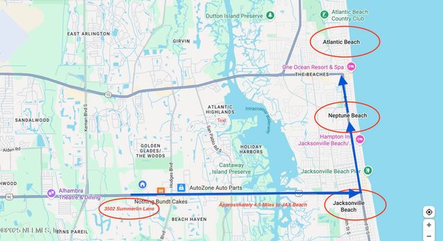 3502 N SUMMERLIN Lane, Jacksonville, FL 32224