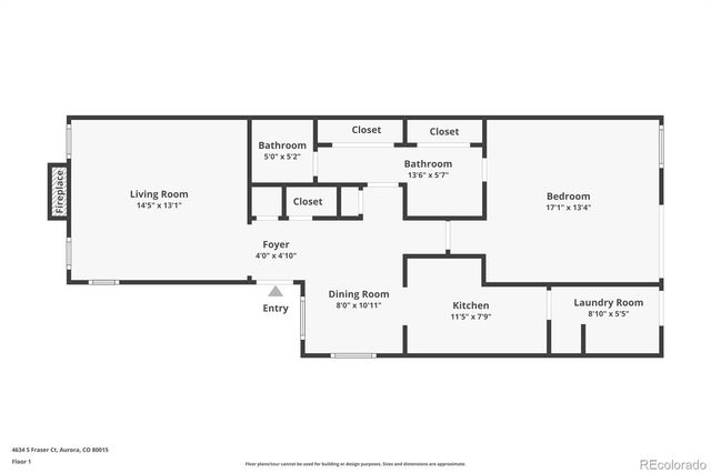 4634 S Fraser Court F, Aurora, CO 80015