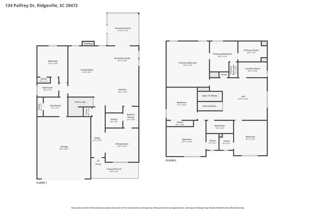 134 Palfrey Drive, Ridgeville, SC 29472