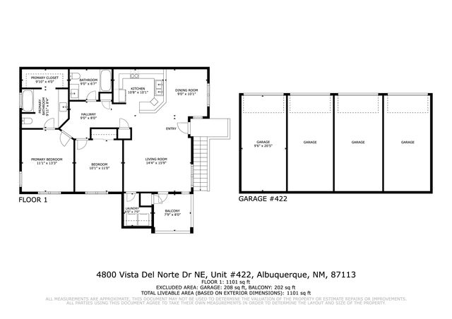 6800 Vista Del Norte Drive NE 422, Albuquerque, NM 87113