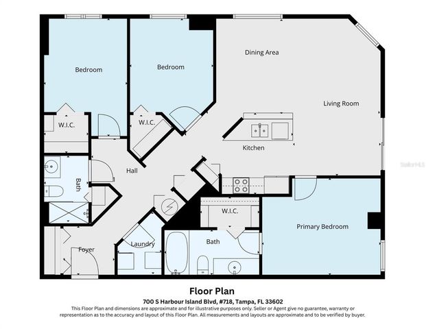 700 S HARBOUR ISLAND BOULEVARD 718, Tampa, FL 33602