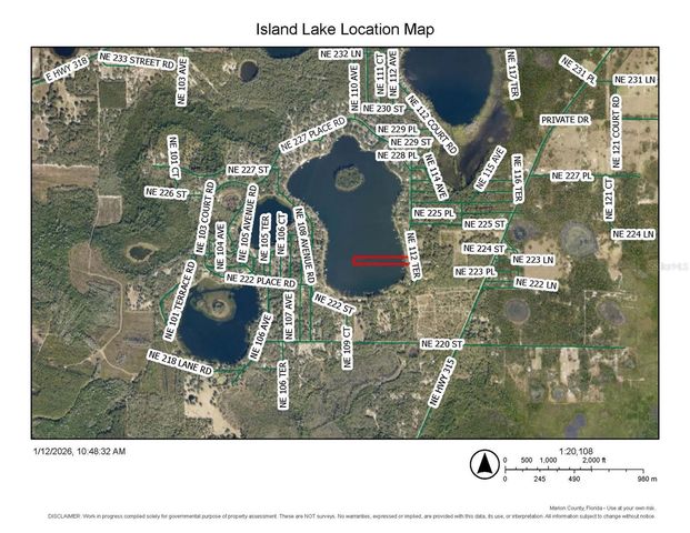 22380 NE 112TH TERRACE, Fort Mc Coy, FL 32134