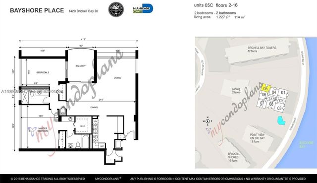 1420 Brickell Bay Dr 505C, Miami, FL 33131