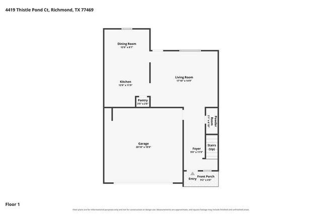 4419 Thistle Pond Court, Richmond, TX 77469