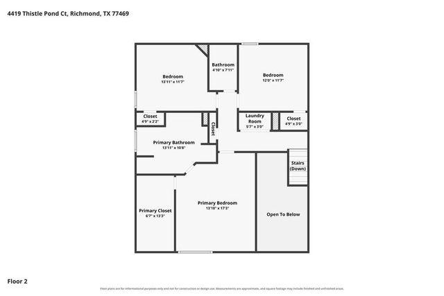 4419 Thistle Pond Court, Richmond, TX 77469