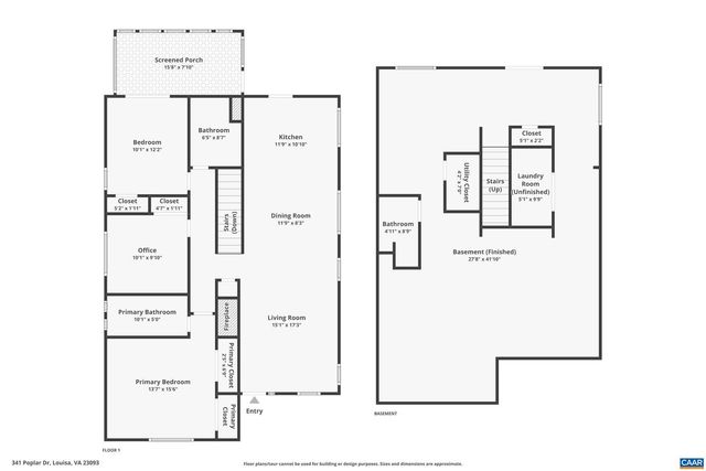 341 POPLAR DR, Louisa, VA 23093