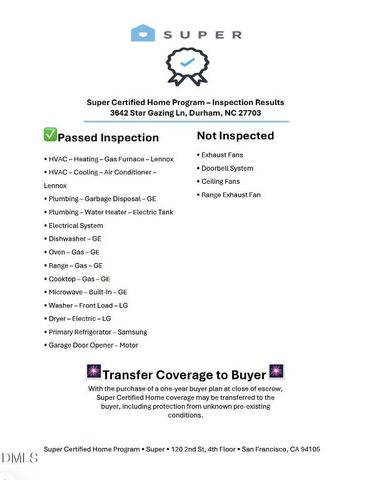 3642 Star Gazing Lane, Durham, NC 27703