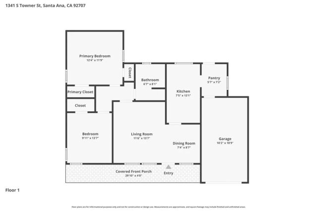 1341 S Towner, Santa Ana, CA 92707