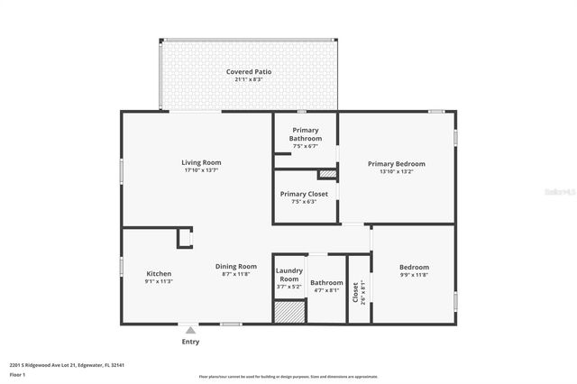 2201 S RIDGEWOOD AVENUE 21, Edgewater, FL 32141