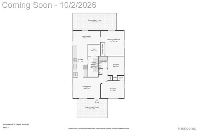 6021 Mayfair Street, Taylor, MI 48180