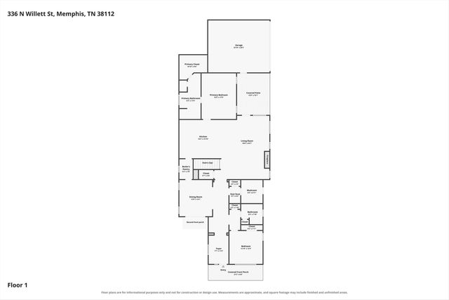 336 N WILLETT ST, Memphis, TN 38112