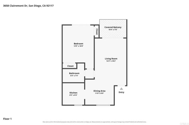 3658 Clairemont Drive 3C, San Diego, CA 92117