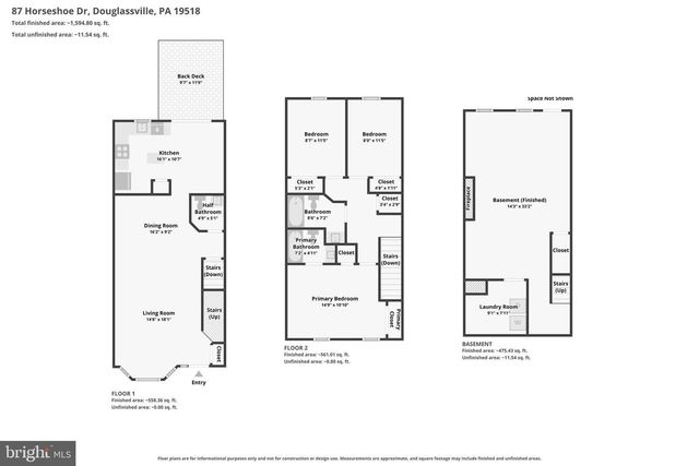 87 HORSESHOE DR, Douglassville, PA 19518
