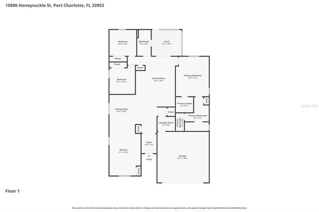 15896 HONEYSUCKLE STREET, Port Charlotte, FL 33953