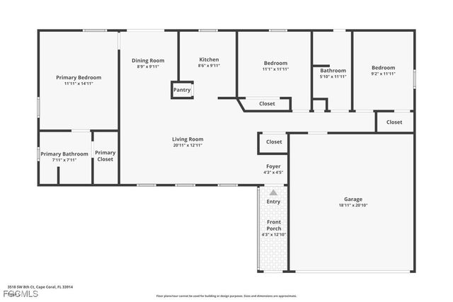 3518 SW 8th CT, Cape Coral, FL 33914