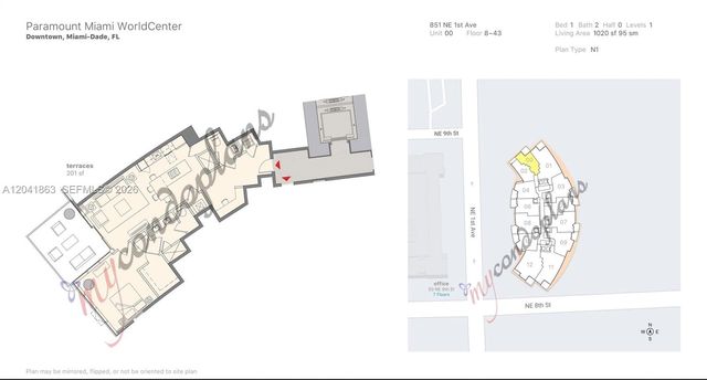 851 NE 1st Ave 3900, Miami, FL 33132