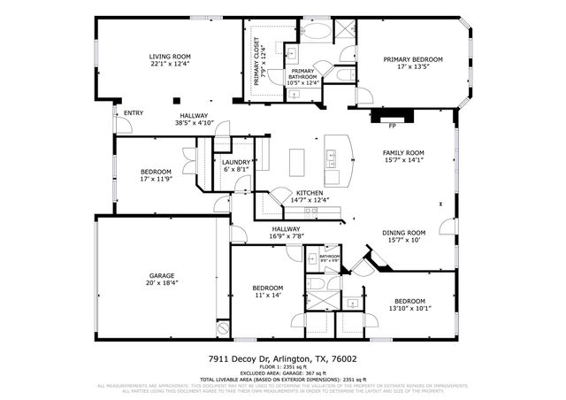 7911 Decoy Drive, Arlington, TX 76002