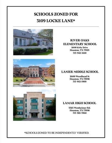 3109 Locke Lane, Houston, TX 77019