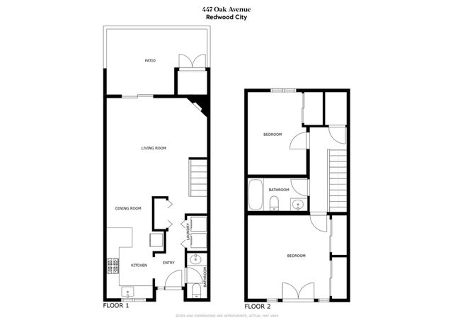 447 Oak Avenue, Redwood City, CA 94061