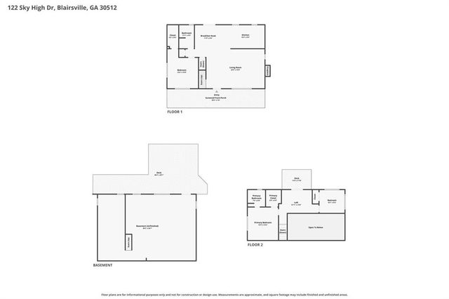 122 Sky High Drive, Blairsville, GA 30512