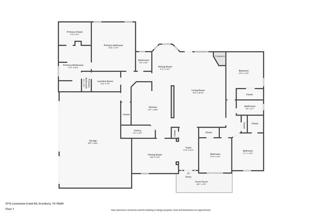 3715 Lonesome Creek Road, Granbury, TX 76049