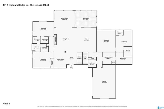 441 S HIGHLAND RIDGE LANE, Chelsea, AL 35043