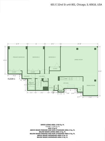 601 E 32nd Street 801, Chicago, IL 60616