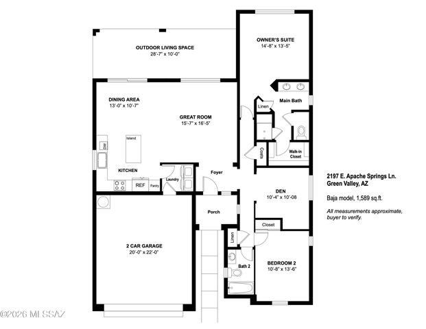 2197 E Apache Springs Lane, Green Valley, AZ 85614