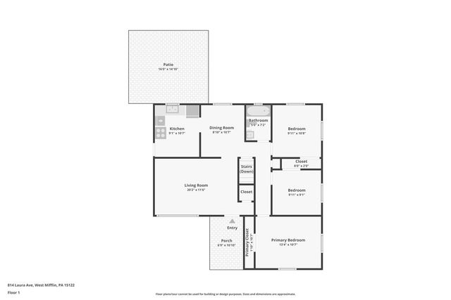 814 Laura St, West Mifflin, PA 15122