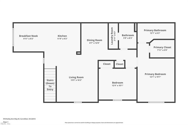 910 Kathy Ann WAY W, Carrollton, VA 23314