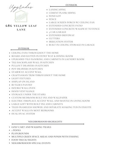 686 Yellow Leaf Lane, Summerville, SC 29486