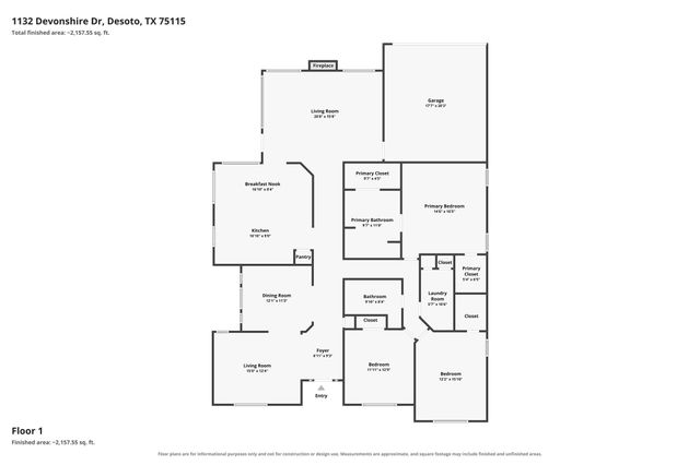 1132 Devonshire Drive, Desoto, TX 75115