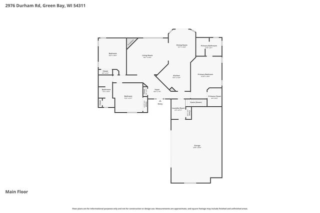 2976 DURHAM ROAD, Green Bay, WI 54311