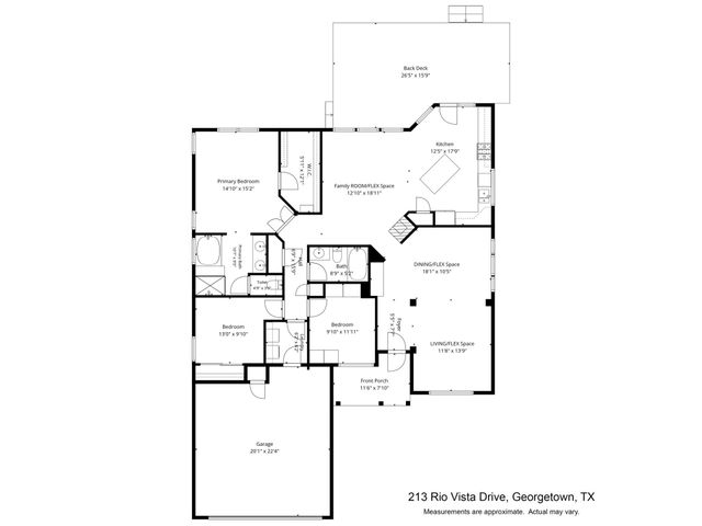 213 Rio Vista DR, Georgetown, TX 78626