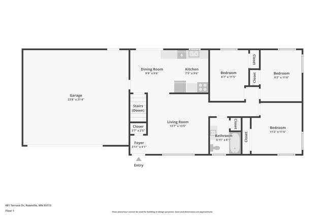 681 Terrace Drive, Roseville, MN 55113