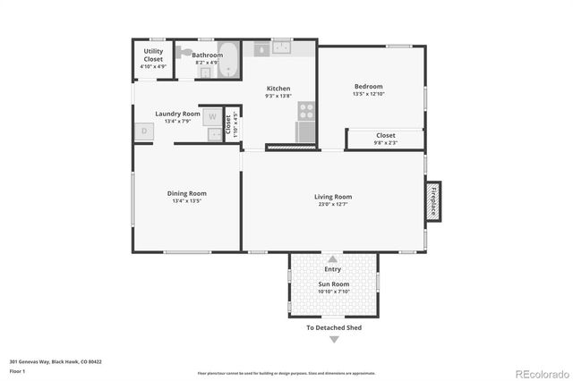 301 Genevas Way, Black Hawk, CO 80422