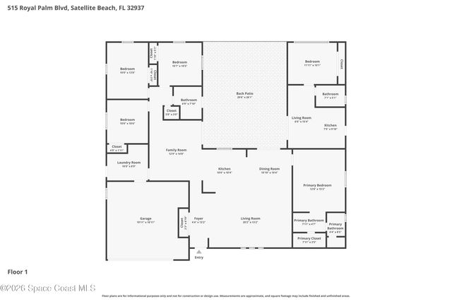 515 Royal Palm Boulevard, Satellite Beach, FL 32937