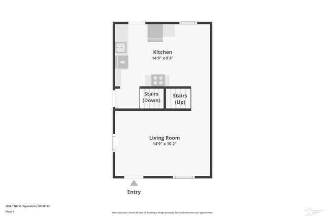 1886 15th Street, Wyandotte, MI 48192
