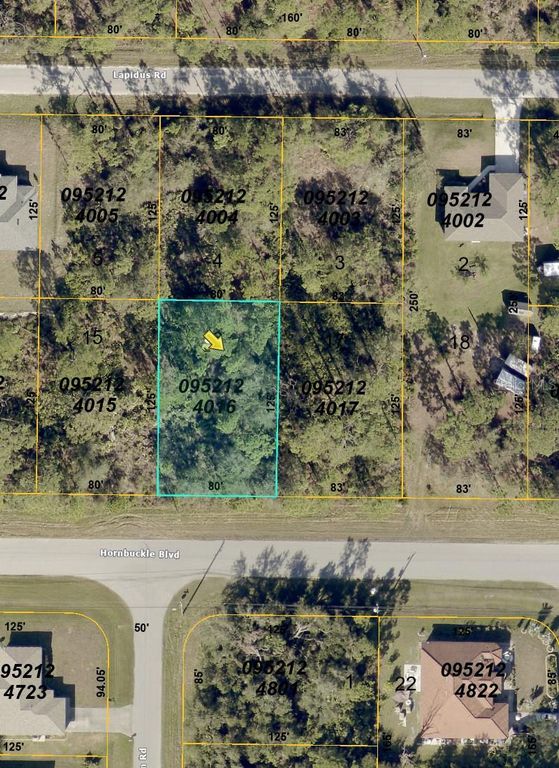 Lot 17 HORNBUCKLE BOULEVARD, North Port, FL 34291