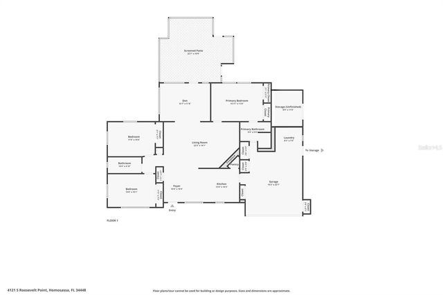 4121 S ROOSEVELT POINT, Homosassa, FL 34448