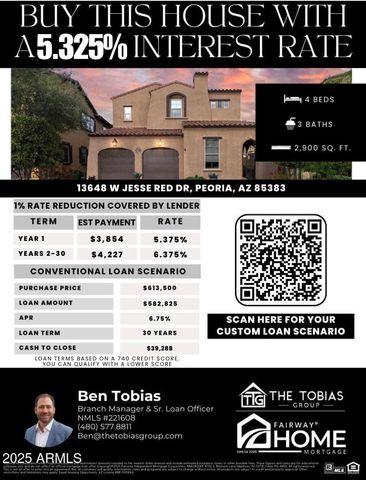 13648 W JESSE RED Drive, Peoria, AZ 85383