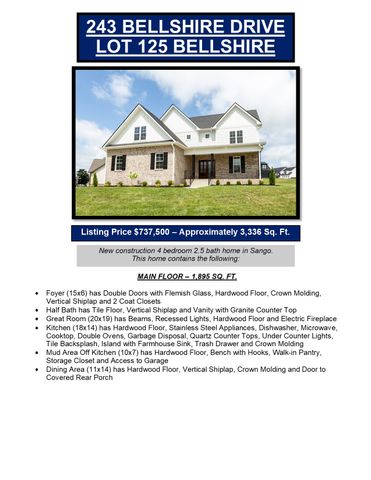 243 Bellshire Drive, Clarksville, TN 37043