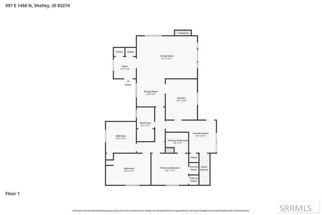997 E 1450 N, Shelley, ID 83274