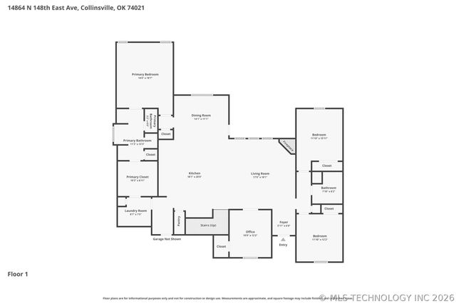 14864 N 148th East Avenue, Collinsville, OK 74021