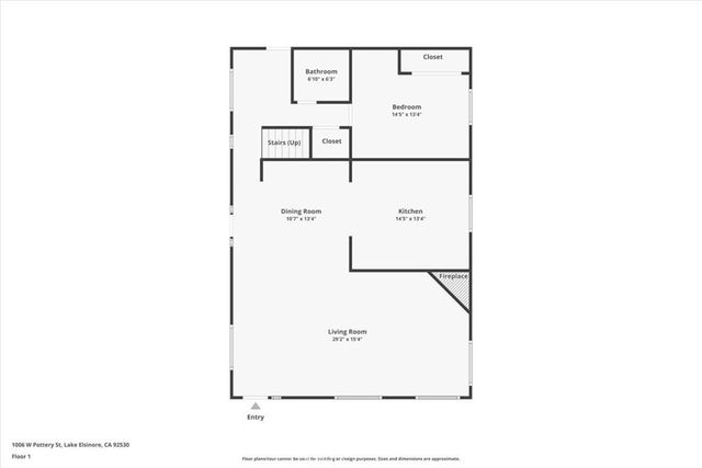 1006 W Pottery, Lake Elsinore, CA 92530