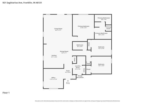 921 Sagittarius Avenue, Franklin, IN 46131