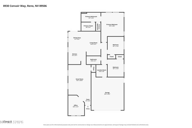 8930 Convair Way, Reno, NV 89506